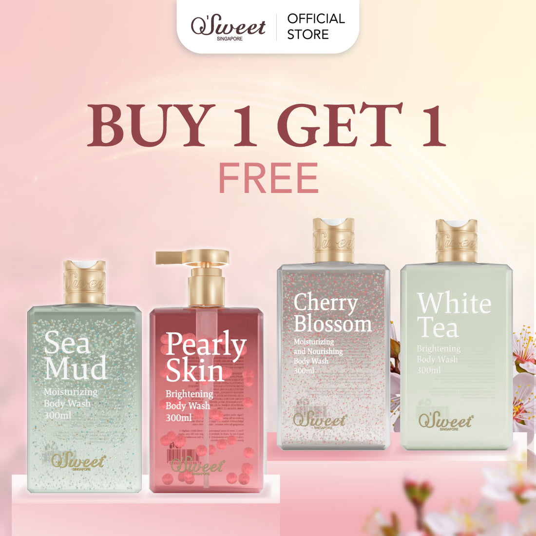 OSWEET Perfume body wash - BUY 2 GET 50% DISCOUNT